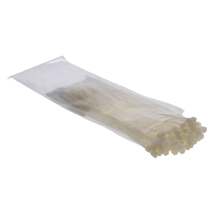 Sťahovacia páska / viazacia páska, natural, 100ks balenie, D:3.6 L:300