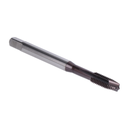 Strojný závitník M8, priama drážka, lámač, DIN371, TiCN