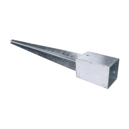 Zemní vrut, zatloukací patka 91 x 150 mm (žárový pozink)