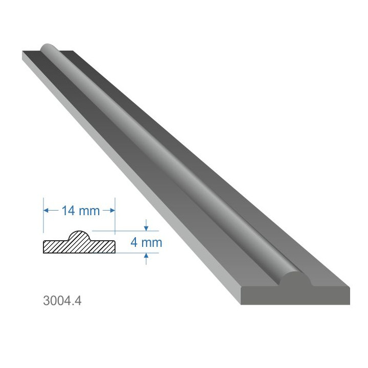 Pásovina plochá T 14 x 4 mm, měkká, 2000 mm