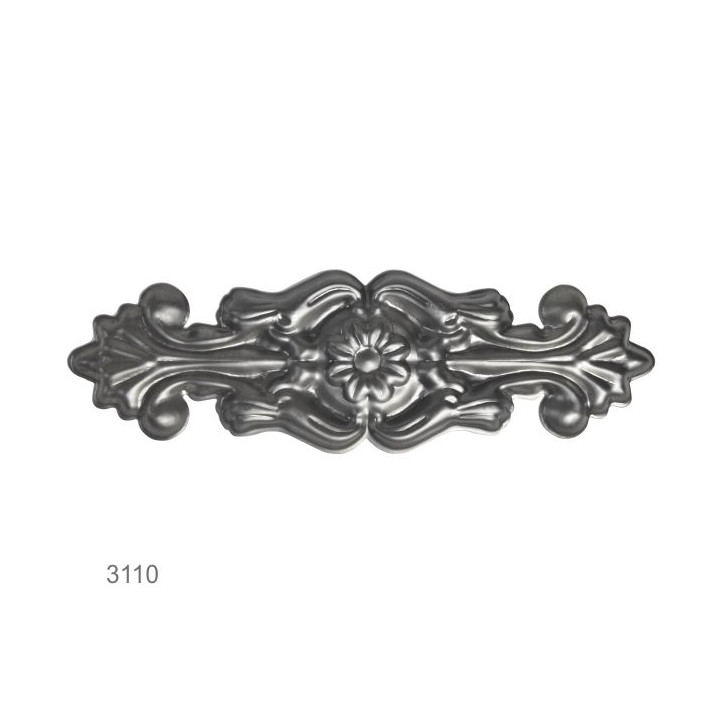 Ornament plechový H 310xL 98 mm (tl. 1,5 mm)