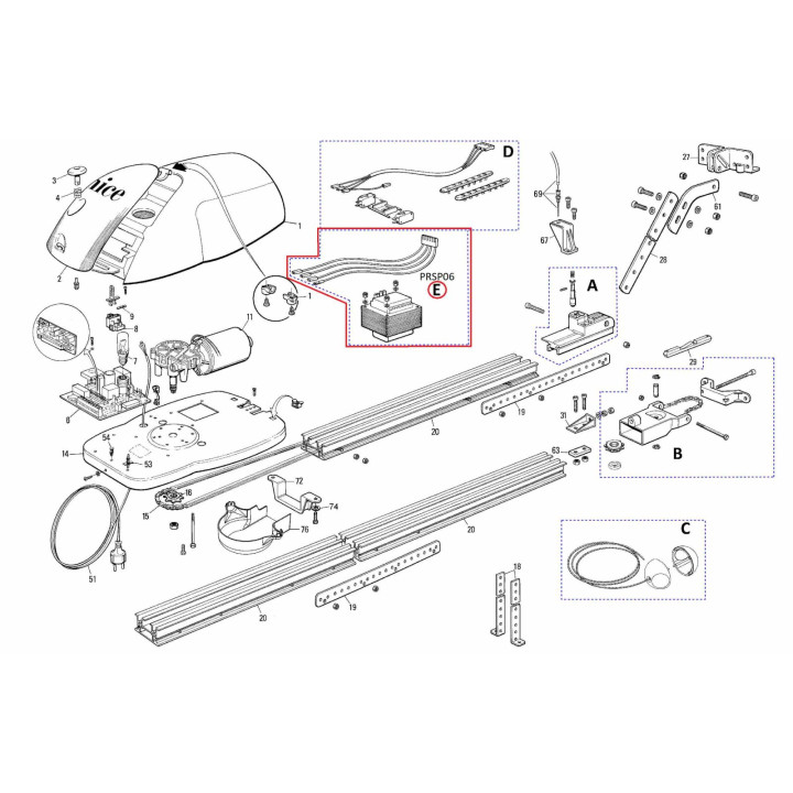 Transformátor pro SP6100 (PRSP06)