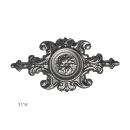 Ornament plechový 340 x 170 mm, hr. 1 mm