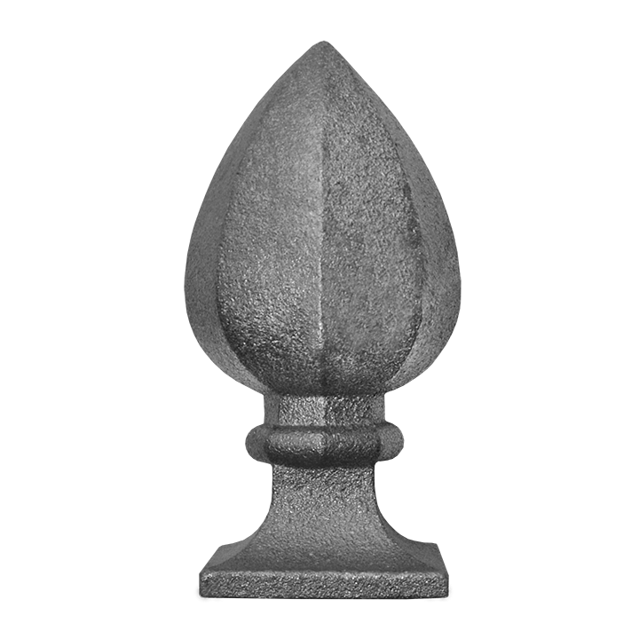 Šiška 155 mm, podstavec 80x80 mm, dutá