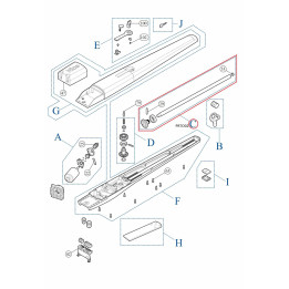 Sada závitové tyče pro TOONA4 (PRTO02)