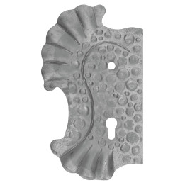 Štít 270 x 160 x 3 mm, rozteč 90 mm, levý, pro zámek ZM90/80
