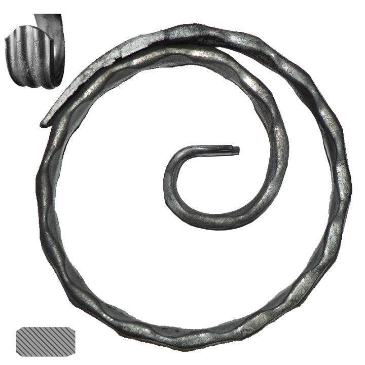 Kruh Ø100 mm, 12 x 6 mm, zdobený