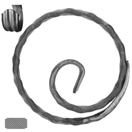 Kruh Ø120 mm, 12 x 6 mm, zdobený