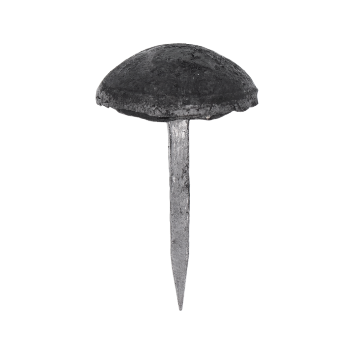 Ozdobný hřebík, hlavička ø25 x 10 mm, hrot 3 x 2 x 34 mm
