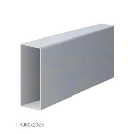 Uzavřený profil 60 x 20 x 1,2, pozink, hladký
