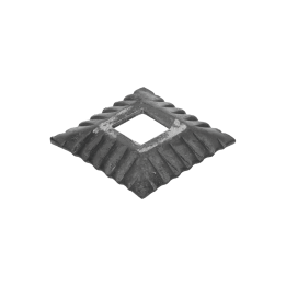 Patka 80 x 80 x 16 mm, tloušťka 4 mm, otvor 26 x 26 mm