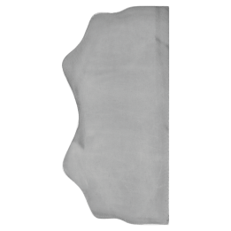 Štít 260x125x3 mm bez otvorů hladký