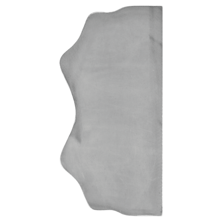 Štít 260x125x3 mm bez otvorů hladký