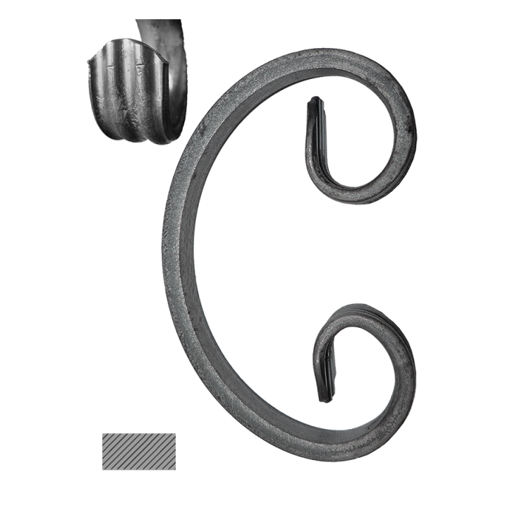Céčko 14 x 6 mm, 90 x 65 mm