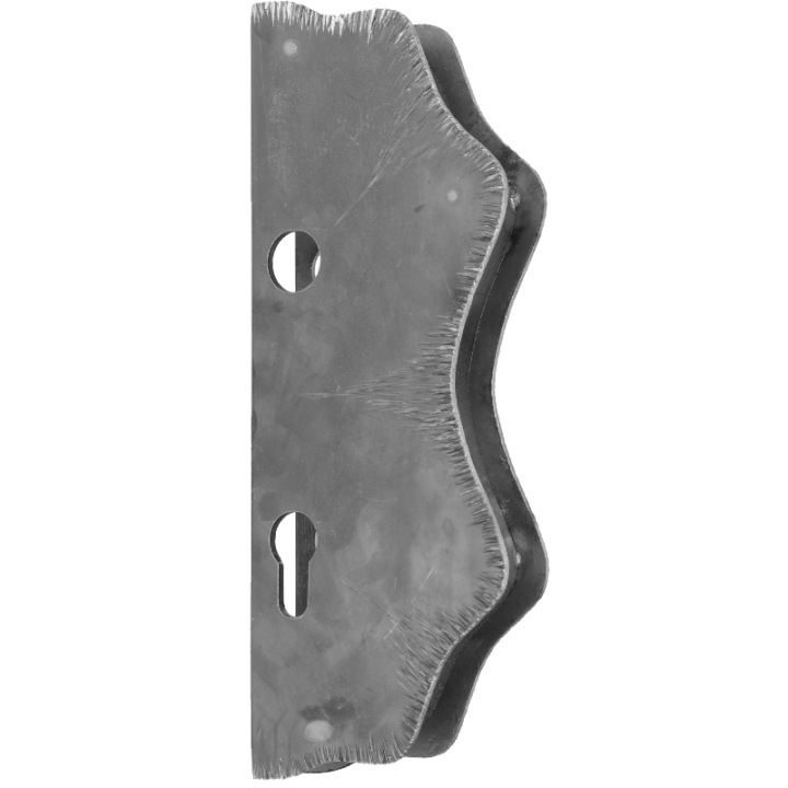 Kazetová sestava pro branku 250 x 95 x 30 mm (válcovaná)