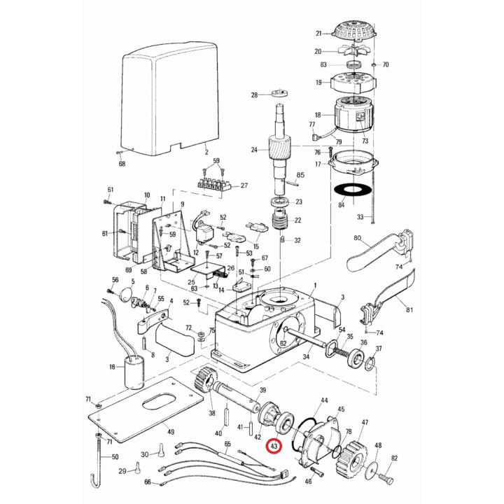 Ložisko 6206ZZ pro THOR (PMCU10.4630)