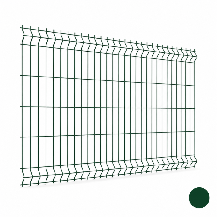Plotový panel 3D OPTIMAL 5/5, zelený