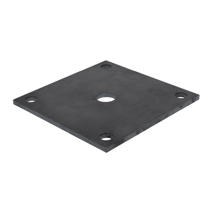 Platňa 150 x 150 x 7 mm s otvormi ø 13 mm, bez úpravy