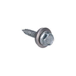 Samozávrtná skrutka bimetalová, 4.5x25mm, s podložkou s priemerom 14mm, pre plechy do 2mm