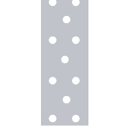 Montážní páska, 40mm x 10m, 2,0mm pozink