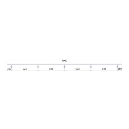 Madlo 40x40mm, L-4000mm, broušená nerez AISI304