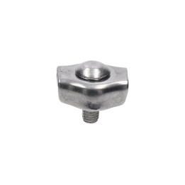 Lanová svorka, simplex pro lanko ø 4 mm, broušená AISI 304