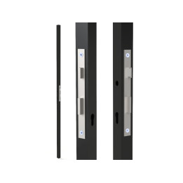 Profil 40x40x2mm H-2000mm se zámkem ZM90/40H, levý
