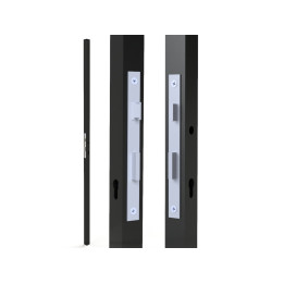 Profil 40x40x2mm H-2000mm se zámkem ZM90/40H, pravý