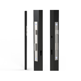 Profil 40x40x2mm H-1500mm se zámkem ZM90/40H, levý