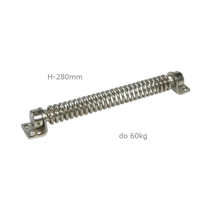 Dverový pružinový zatvárač H - 280mm, max. hmotnosť dverí 60kg