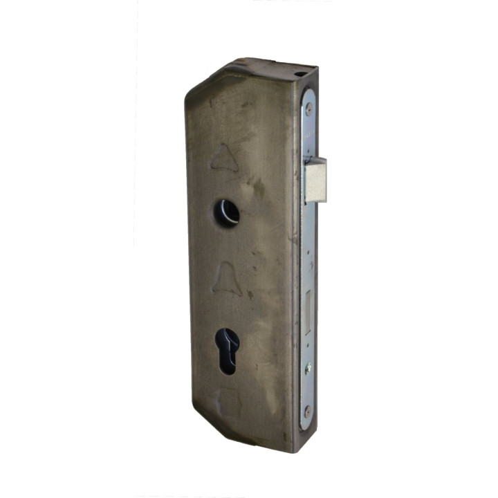 Kazeta se zámkem 260x80x40 mm, na jekl 40x30 mm, rozteč 90 mm