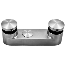 Bodové kotvení pro sklo 6 - 12,76 mm, dvě svorky, AISI 304
