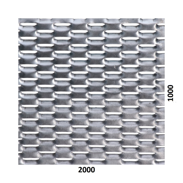 Tahokov Zn 2000 x 1000 x 1,5 mm, oko 47 x 18 mm