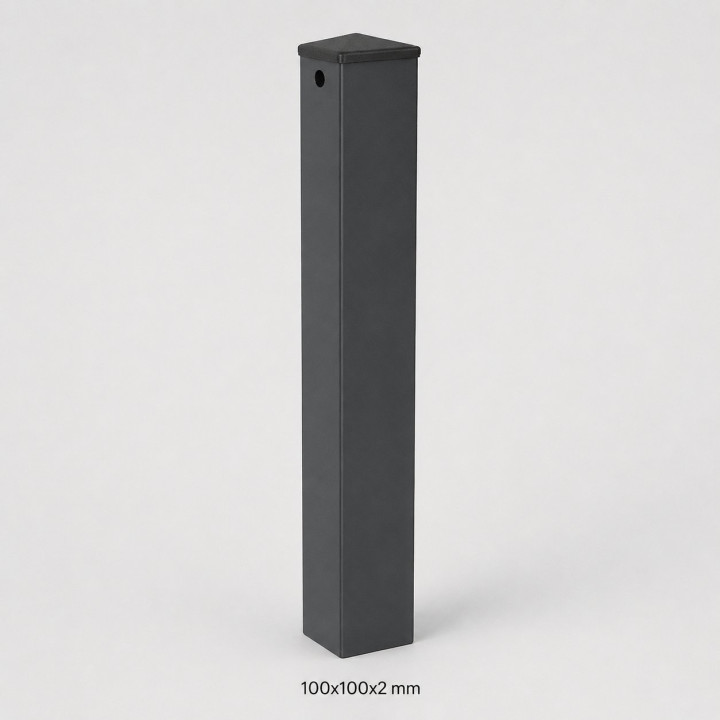 Sloupek 100x100x2mm PROFI, lakovaný