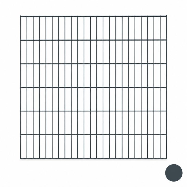 Plotový panel 2D OPTIMAL 6/5/6, antracit