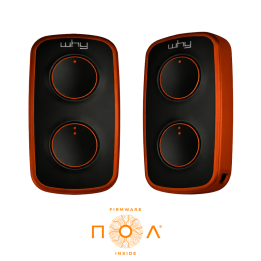 Vysílač LITE MINI NOA 2-kanál, 433 MHz, černo-oranžový
