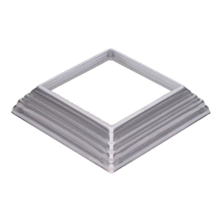 Krytka plechová 122 x 122 x 29 mm, díra 82 x 82 mm