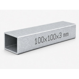 Jekl profil 100x100x3mm-Zn