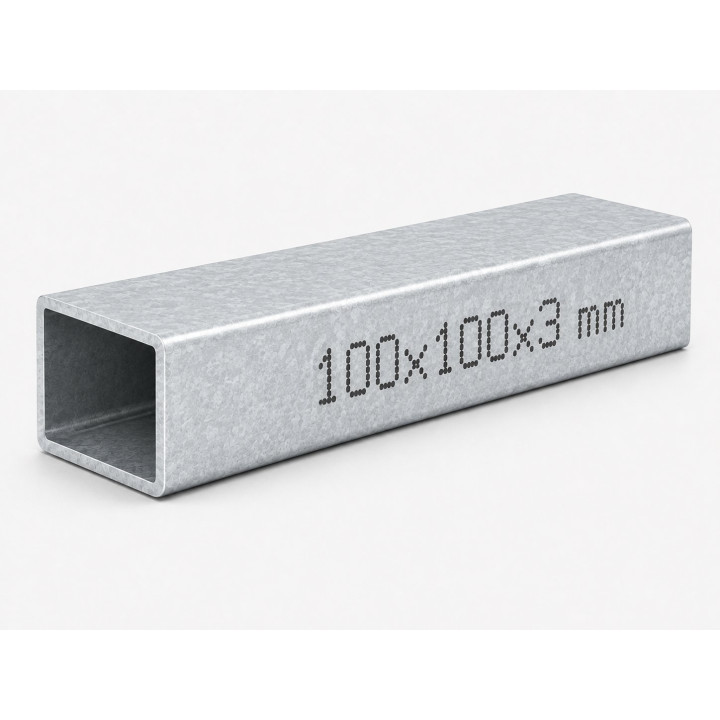 Jekl profil 100x100x3mm-Zn