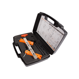 Sada nářadí LOCINOX® DRILL-FIX pro montáž zámků a dorazových lišt LOCINOX®