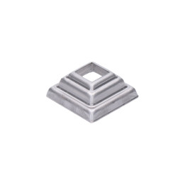 Krytka plechová 44 x 44 x 18 mm, díra 16 x 16 mm