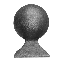 Koule ozdobná L-128mm, podstavec 80x80mm (dutá)