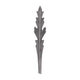 List 280x50x4 mm ohnutý odlitek