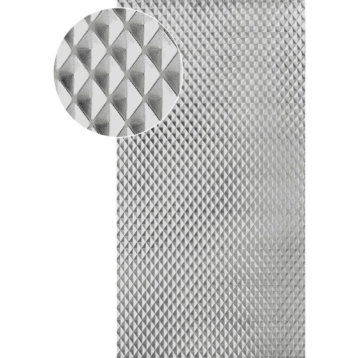 Plech pozinkovaný 2000x1000x1,2 mm - JEHLANY, 3D efekt