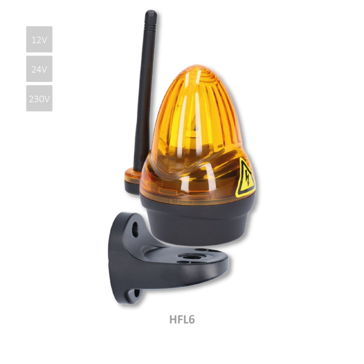 LED lampa 12/24/230V se zabudovanou anténou, 739 lux
