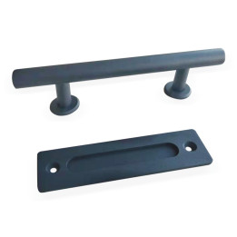 Kovové madlo pro SPD systém, průměr madla Ø 25 mm, délka 300 mm, rozteč 180 mm (RAL 9005 matná černá) pozinkované