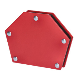 Svařovací magnet - magnetický úhelník, zatížení 22 kg, měřící úhly: 30°, 45°, 60°, 75°, 90°, 105°, 135°
