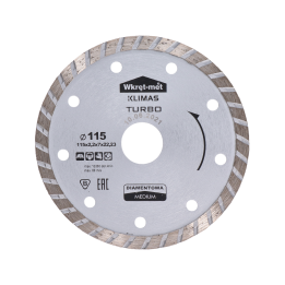 Turbo diamantový kotouč 115 x 2,2 x 22 mm