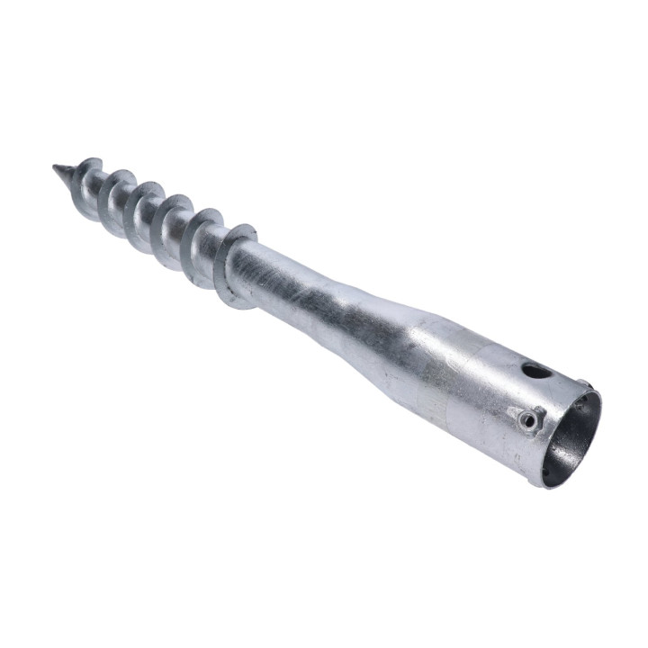 Zemní vrut ø 68 mm, žárový pozink