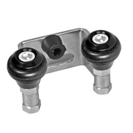 Horní doraz s vodicími gumovými kladkami (80 mm)